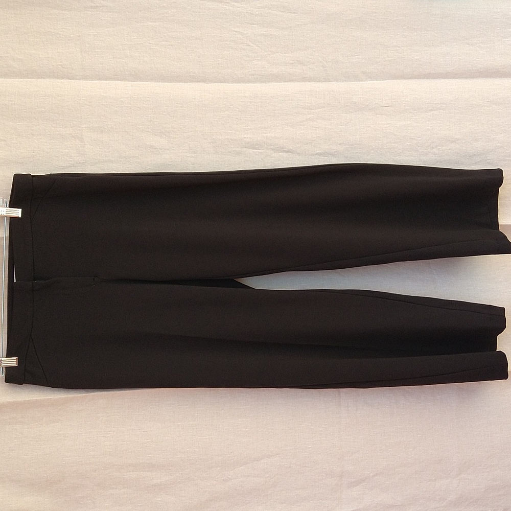Ellen Tracy Black Wide Leg Casual Stretch Pants